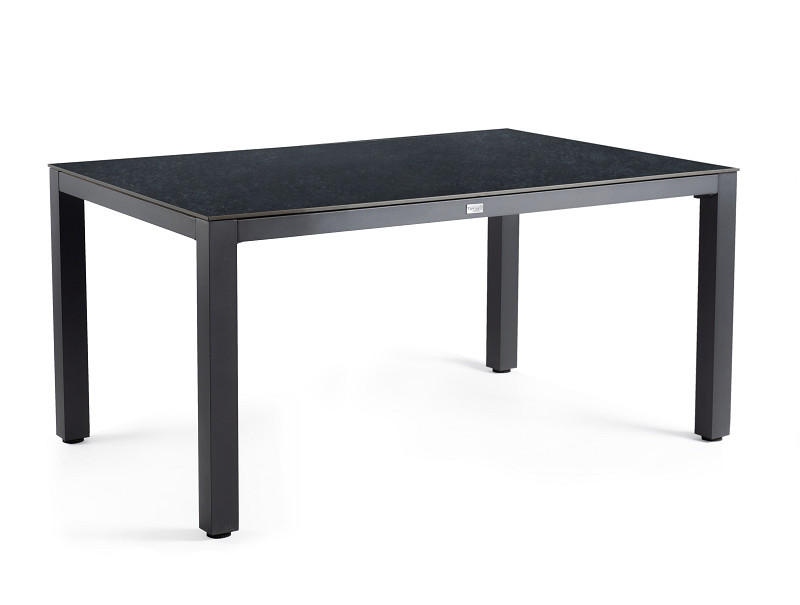 GARTENTISCH 160/90/74 cm Metall, Kunststoff Graphitfarben rechteckig  - Anthrazit/Graphitfarben, Basics, Kunststoff/Metall (160/90/74cm) - Tierra Outdoor
