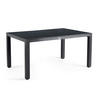GARTENTISCH 160/90/74 cm Metall, Kunststoff Graphitfarben rechteckig  - Anthrazit/Graphitfarben, Basics, Kunststoff/Metall (160/90/74cm) - Tierra Outdoor