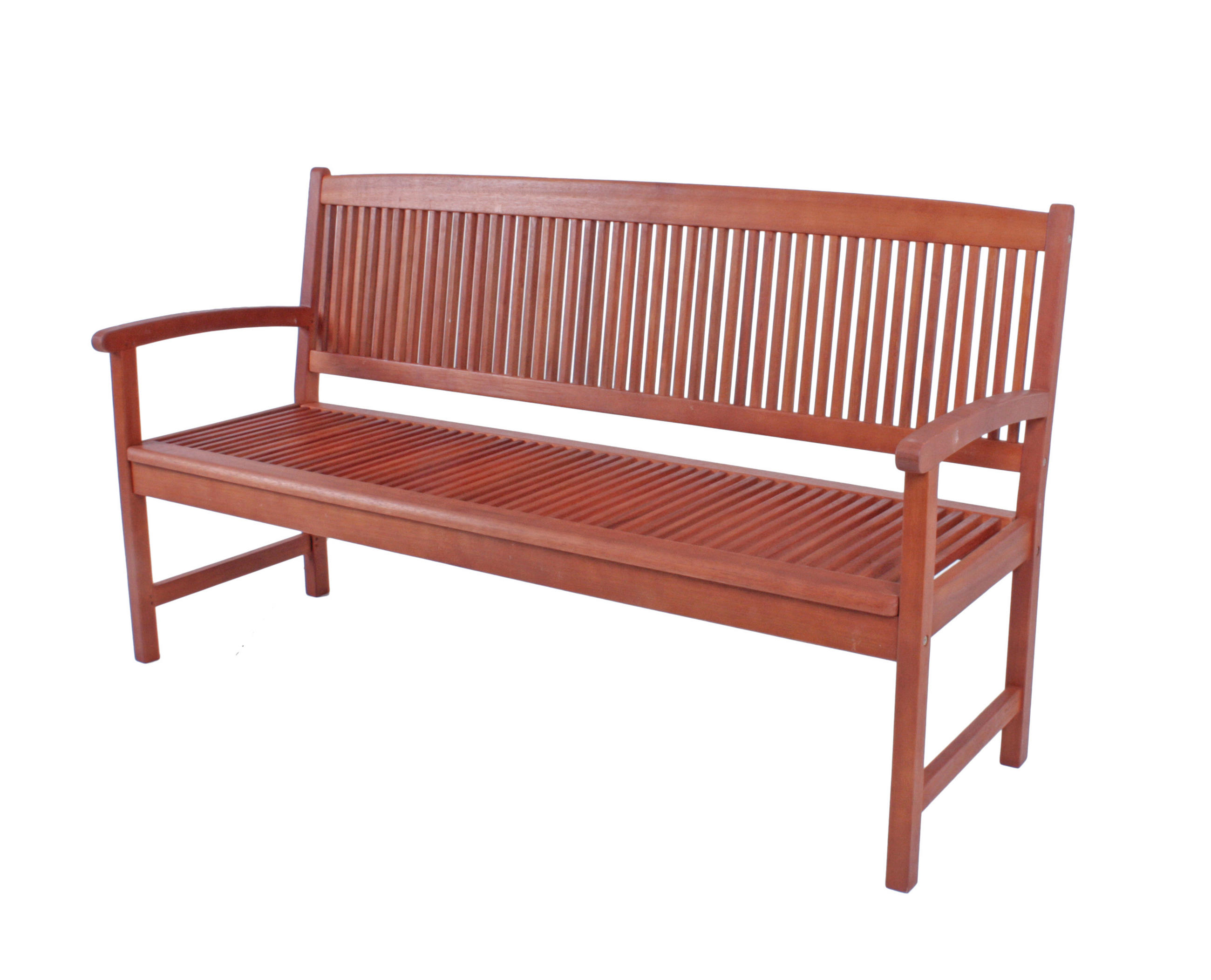 GARTENBANK 59/90/157 cm Eukalyptusholz   - Braun, Basics, Holz (59/90/157cm) - Gardenson