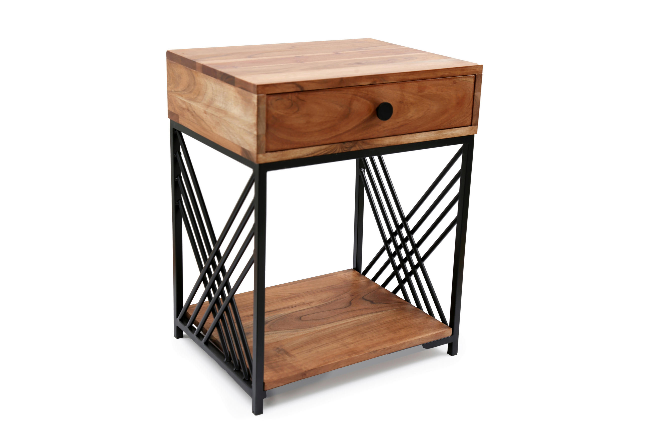 NOČNÍ STOLEK K POSTELI, akácie,