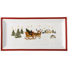 PLATTE Happy Wintertime     - Rot/Weiß, Basics, Keramik (36/15/5cm) - Hutschenreuther