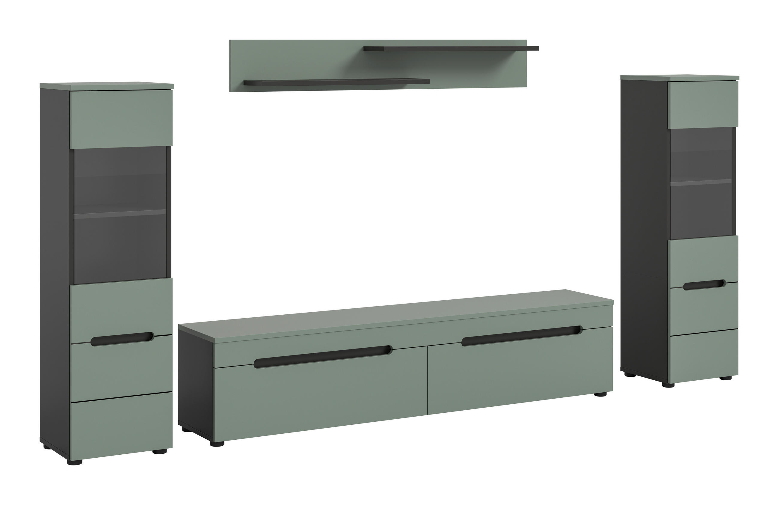 Set Mobilă Living, 4 piese, 272/141/33 cm