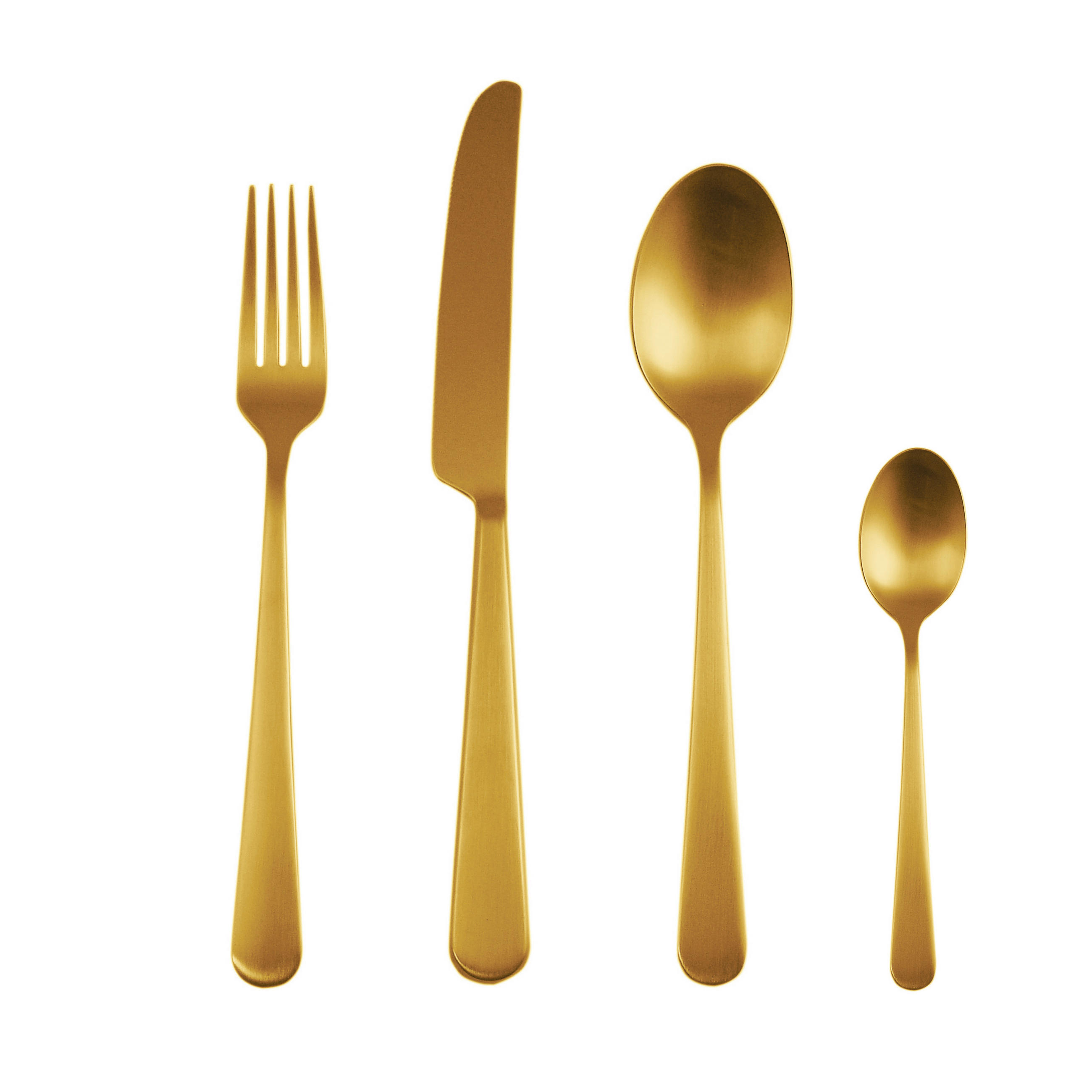 BESTECKSET 30-teilig   - Edelstahlfarben, Basics, Metall