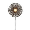 WANDLEUCHTE - Schwarz, Trend, Naturmaterialien (40/12cm) - Good & Mojo
