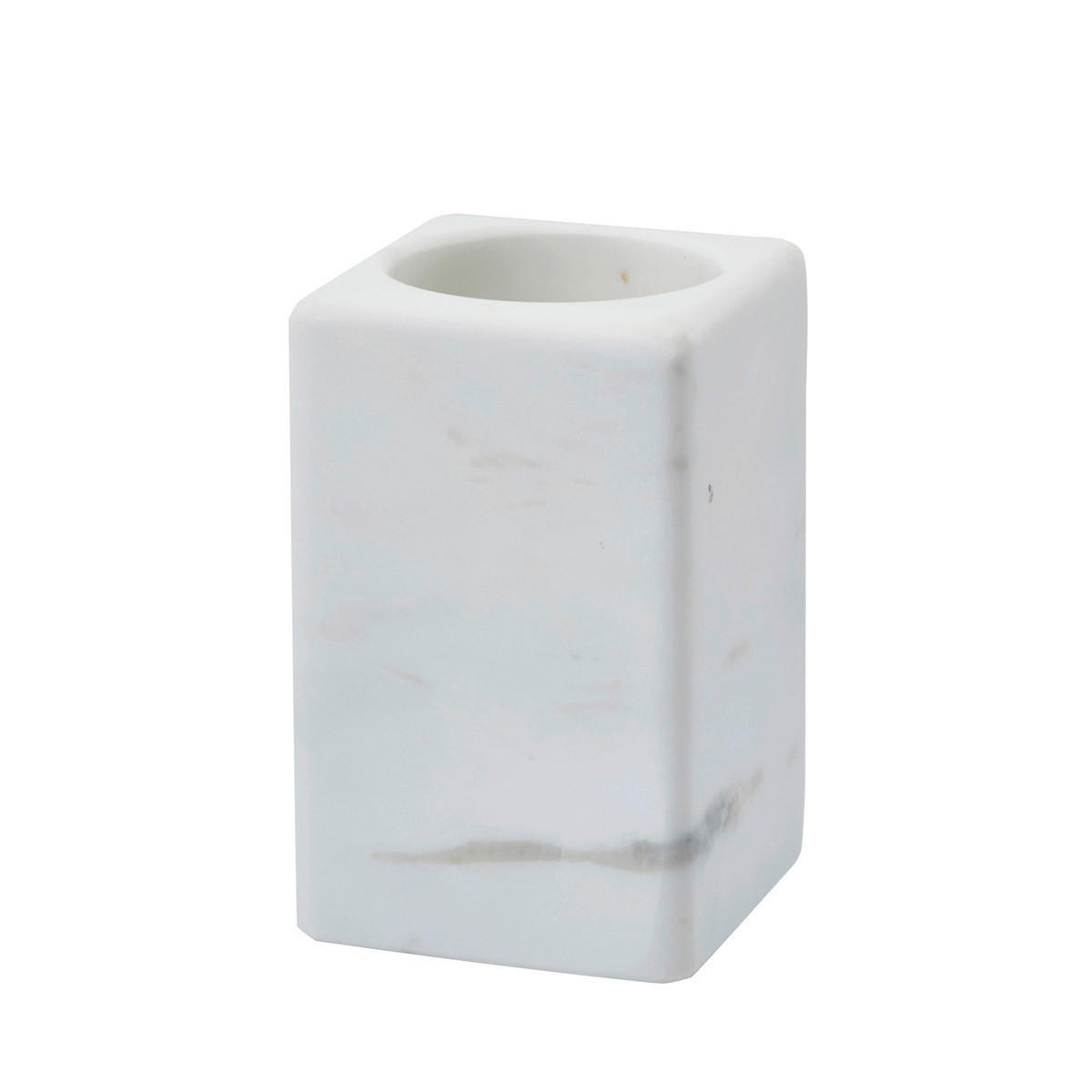 KUPAONSKA ČAŠA bijela kamen HAMMAM - bijela, Konvencionalno, kamen (6.7/6.7/10.5cm) - Aquanova