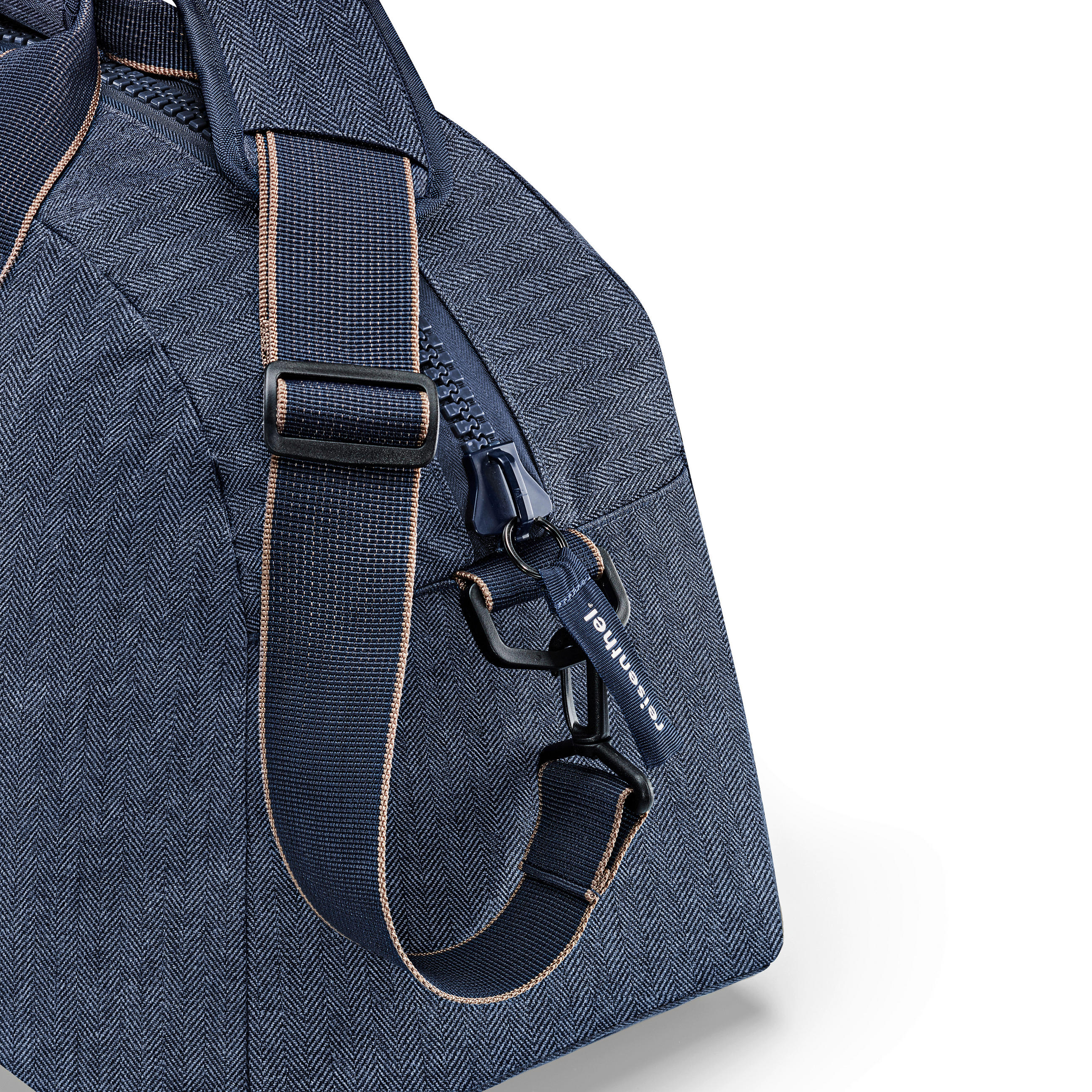 GEANTĂ DE VOIAJ - albastru închis, Basics, textil (60/34/26cm)