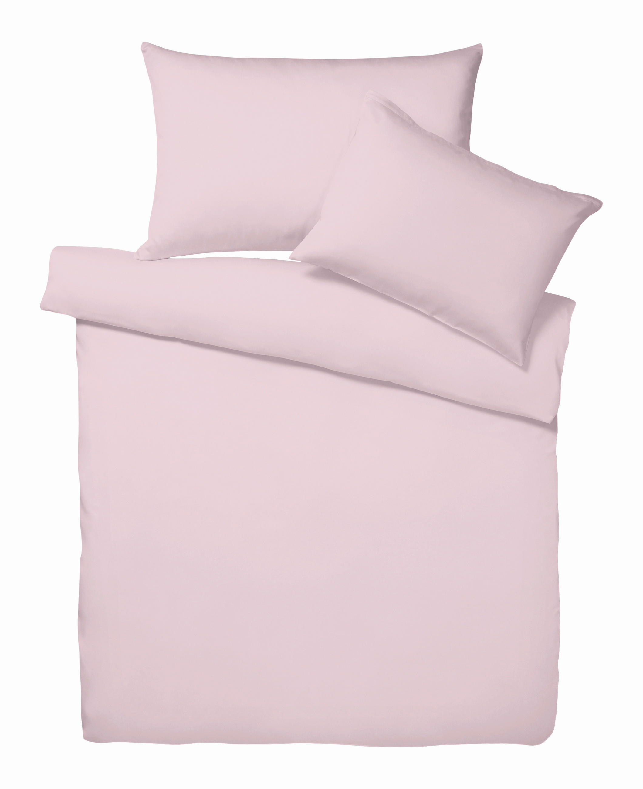 DUVETBEZUG Uno Satin 160/210 cm  - Rosa, Basics, Textil (160/210cm) - Dieter Knoll