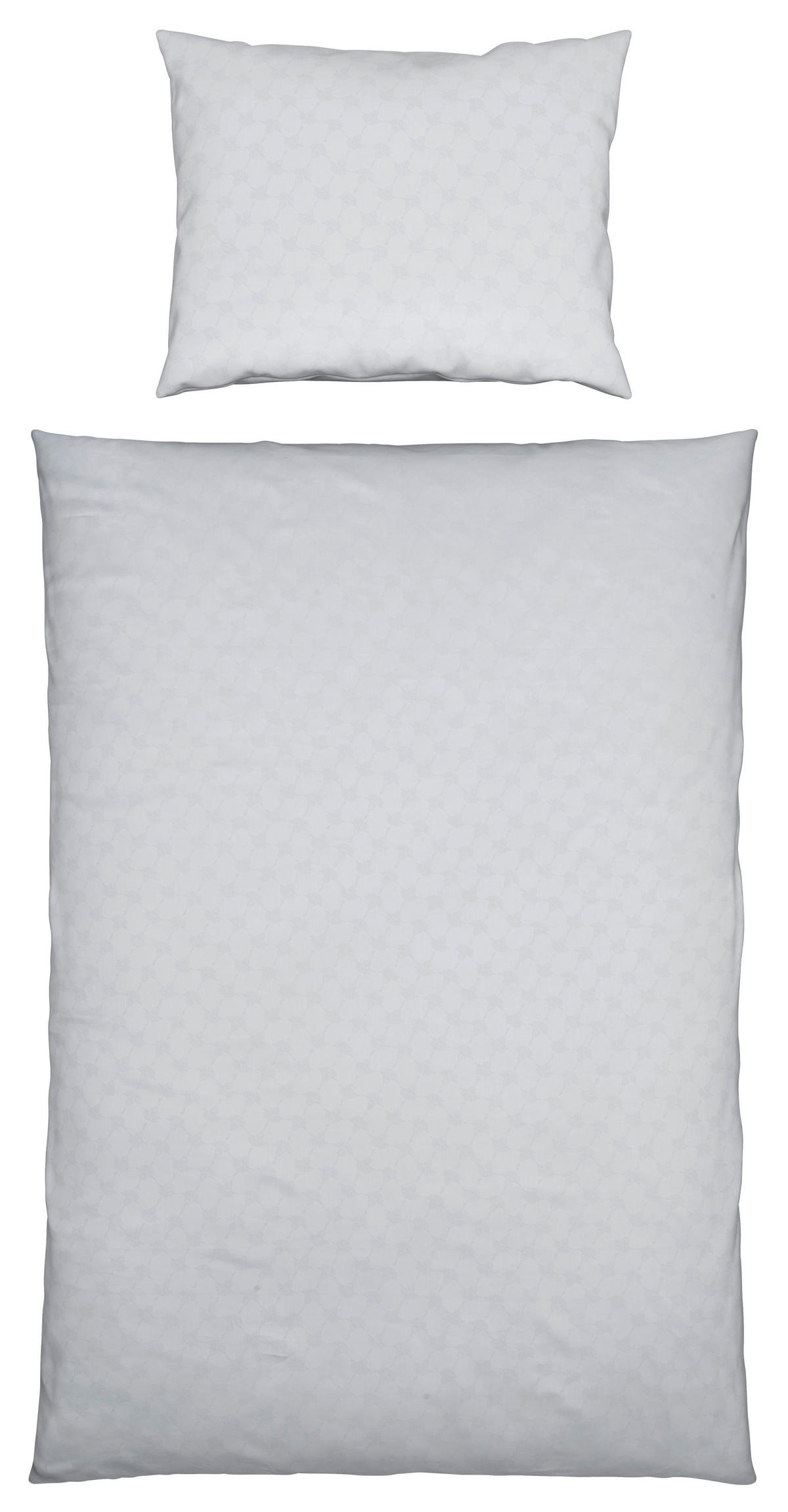 BETTWÄSCHE Makosatin 140/200 cm  - Silberfarben, Basics, Naturmaterialien/Textil (140/200cm) - Joop!