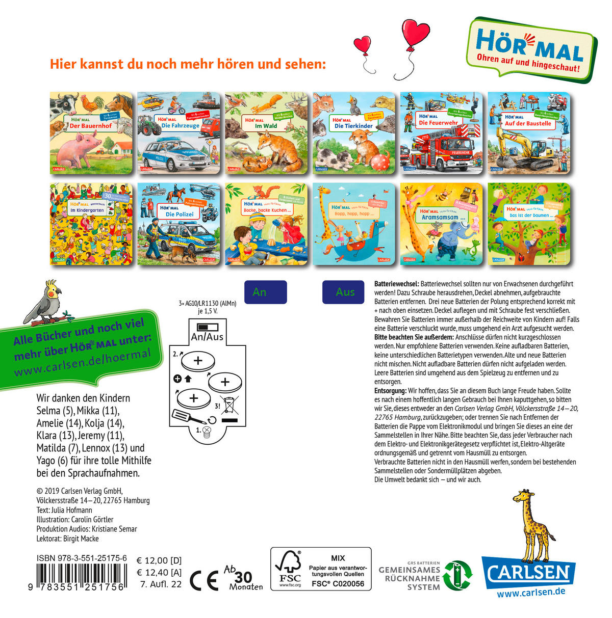 SOUNDBUCH - Basics (17,9/17,8/1,90cm) - Carlsen