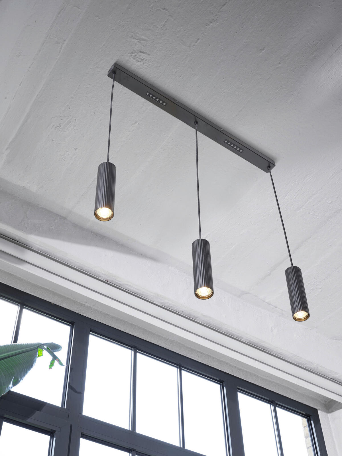 HÄNGELEUCHTE 82.5/5.6/124 cm  - Design, Metall (82.5/5.6/124cm) - Osram