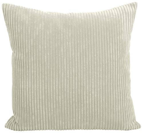 Zierkissen Lenata 55x55 cm Cord Creme