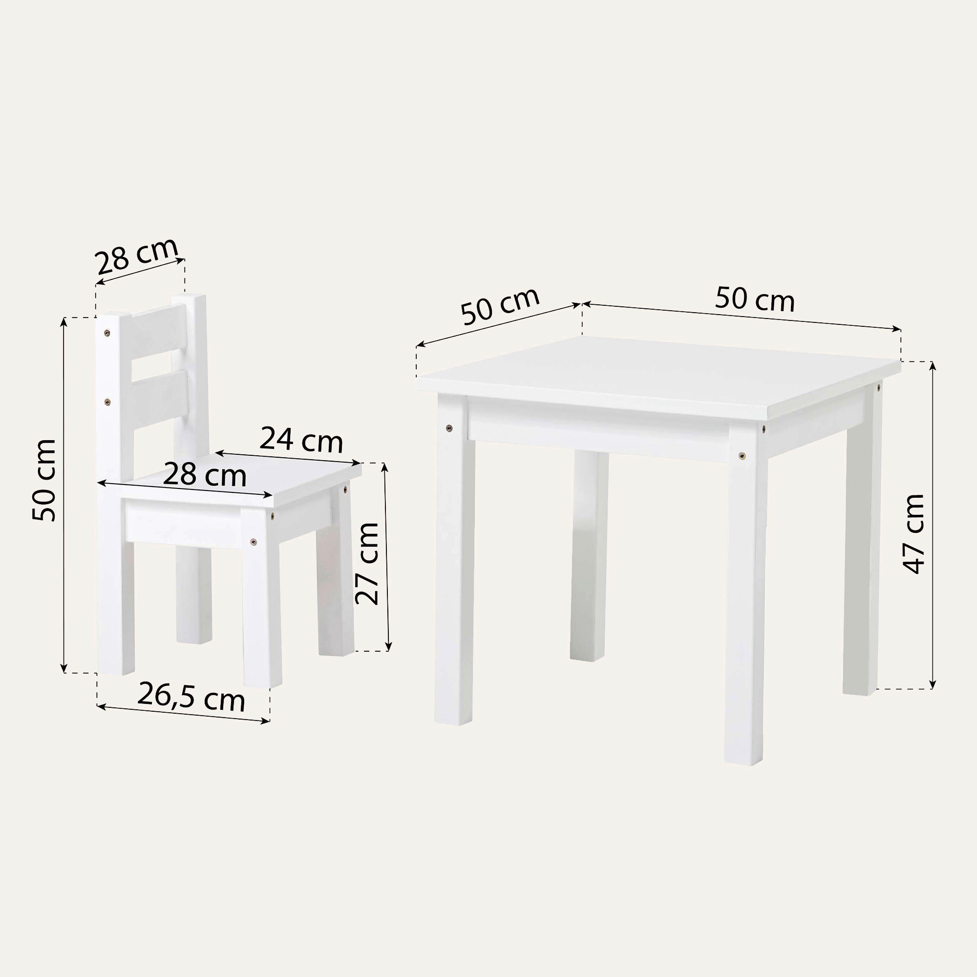 KINDERSITZGRUPPE  - Weiß, MODERN, Holz - MID.YOU
