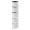 ABSCHLUSSREGAL Weiß  - Weiß, KONVENTIONELL, Holzwerkstoff (30/185/38cm) - Xora