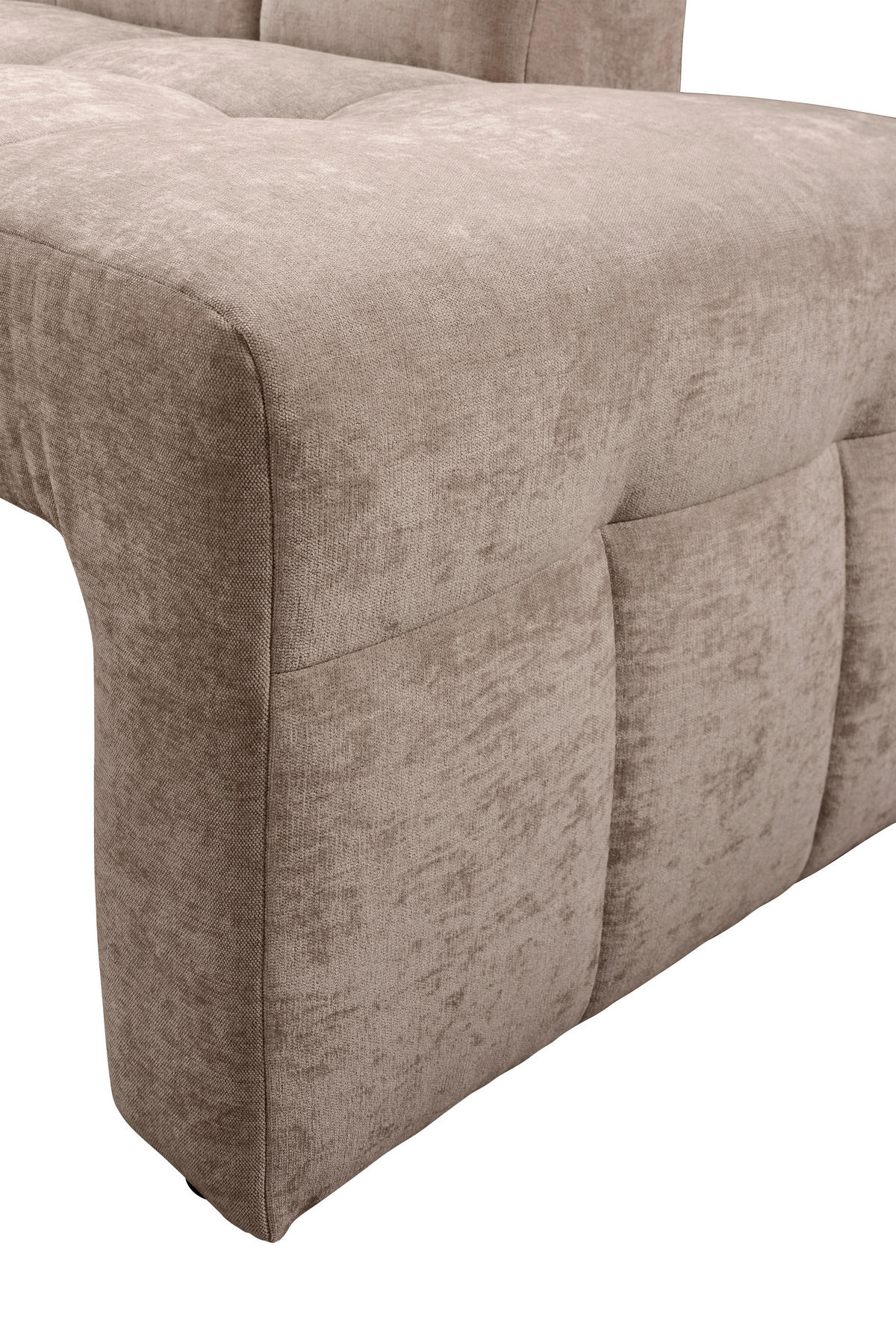 KLUPA KUTNA  bež  drvo, tekstil, drvni materijal      - bež/crna, Moderno, drvni materijal/drvo (265/197cm) - Livetastic