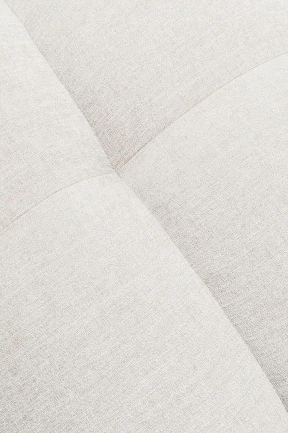 HOCKER in Textil Creme  - Creme/Schwarz, Design, Holz/Textil (127/42/82cm) - Kare-Design