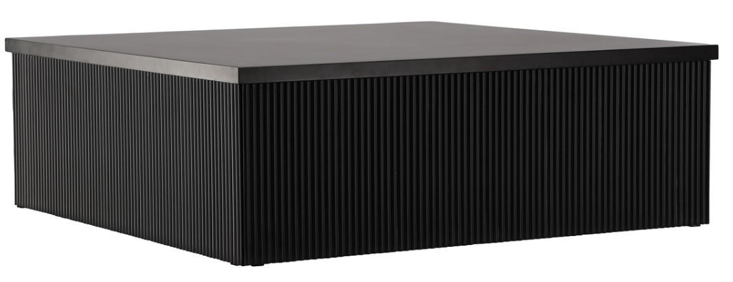 Thumbnail - Livetastic Couchtisch, Schwarz, Holzwerkstoff, rechteckig, Sockel, 90x30x90 cm, einfacher Aufbau, Wohnzimmer, Wohnzimmer...