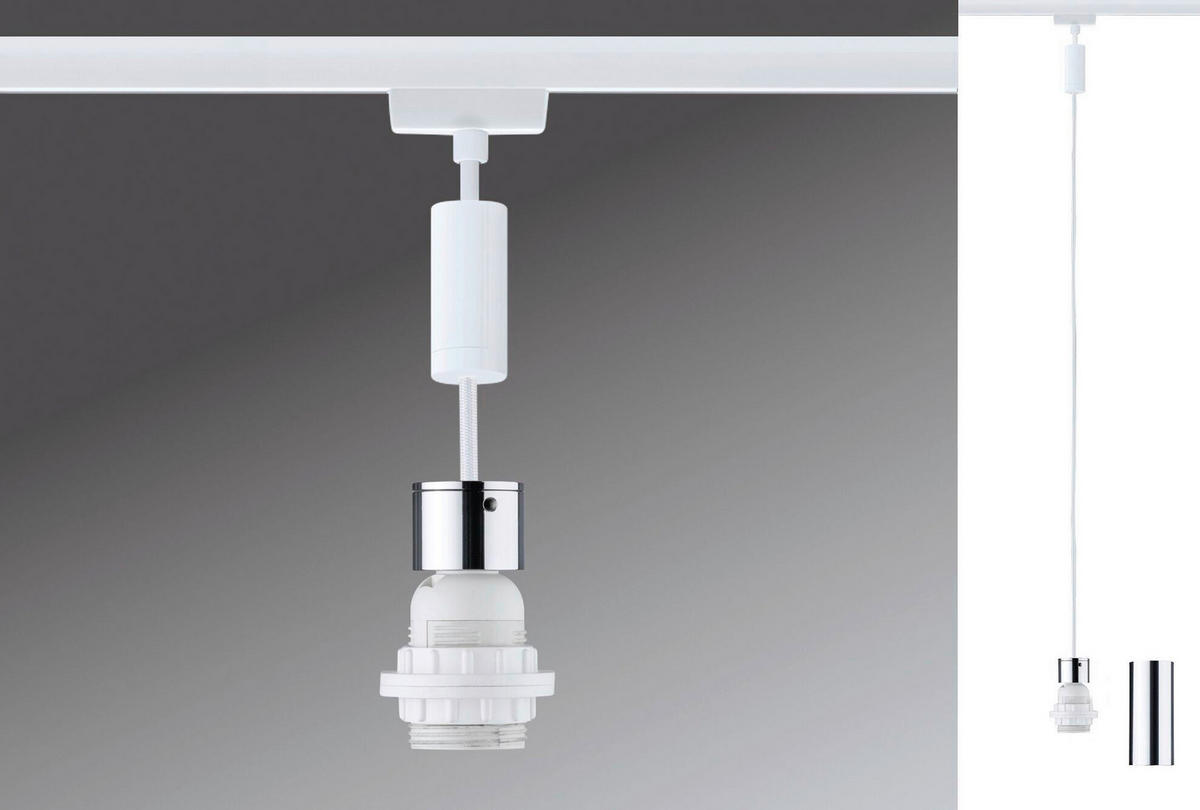 SCHIENENSYSTEM-HÄNGELEUCHTE Urail 2EasyBasic 5,8/150 cm   - Basics (5,8/150cm) - Paulmann