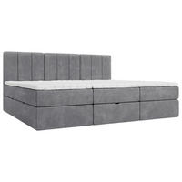 FAMILIENBETT - Schwarz/Grau, Design, Holzwerkstoff/Kunststoff (210/200cm) - Esposa