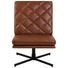 SESSEL Lederlook Dunkelbraun - Dunkelbraun/Schwarz, Trend, Textil/Metall (76/87/79cm) - Carryhome