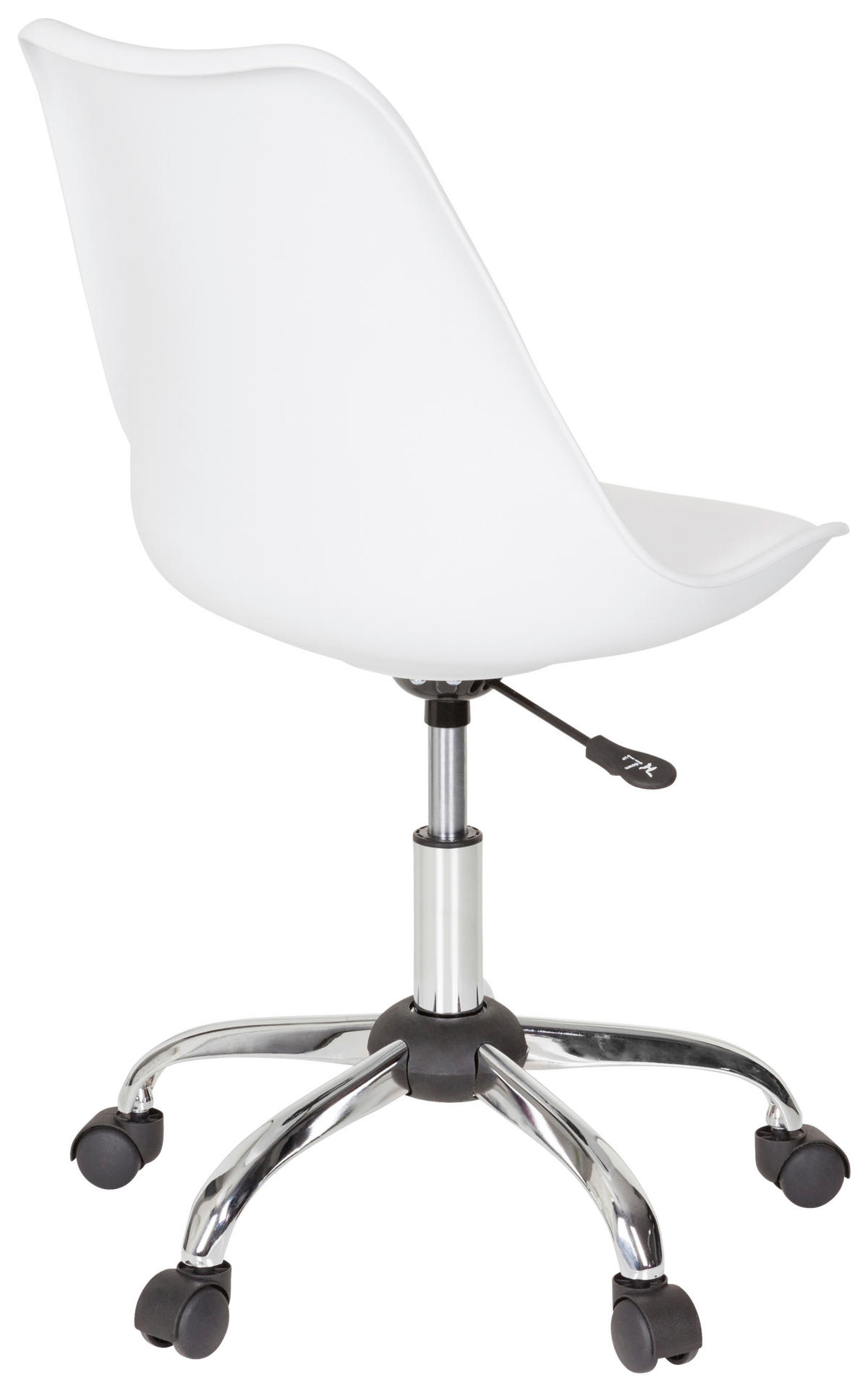 DREHSTUHL  in Lederlook Weiß  - Weiß, MODERN, Kunststoff/Textil (48/86/54cm) - MID.YOU