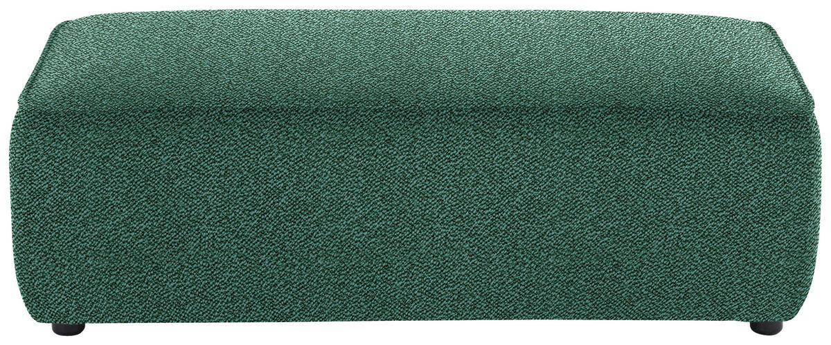 ECKSOFA in Flachgewebe Opal  164/341 cm  - Opal/Schwarz, Design, Kunststoff/Textil (164/341cm) - W.Schillig