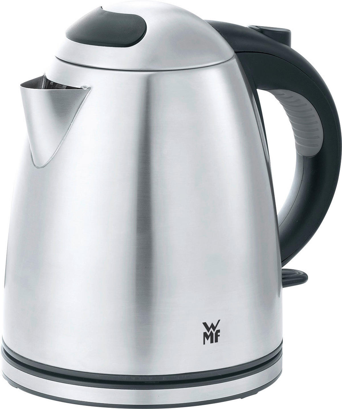 Wasserkocher Stelio Stelio 1,2 L  - Silberfarben/Schwarz, Design, Metall (1,2l) - WMF