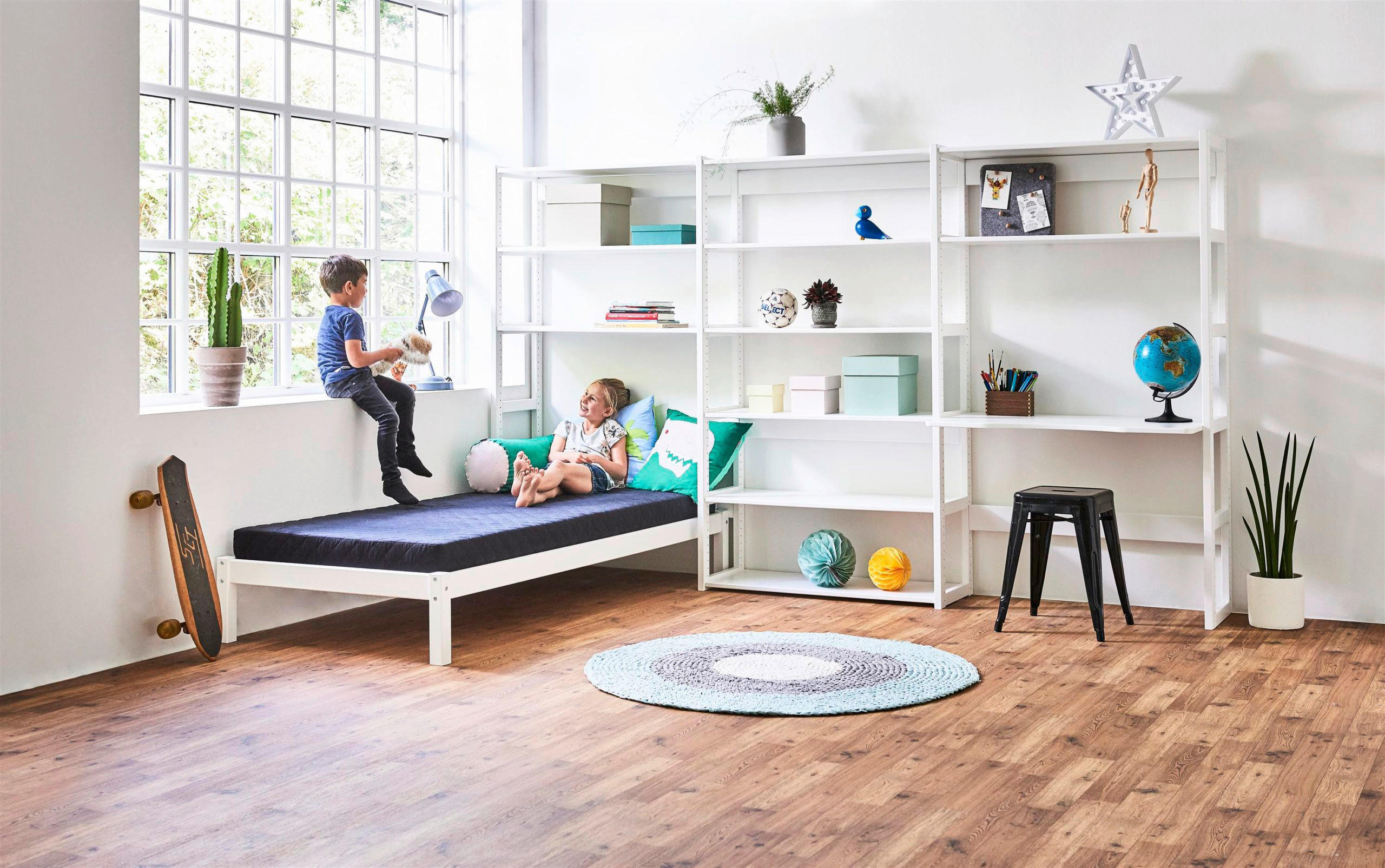 BETT 70/160 cm  in Weiß  - Weiß, MODERN, Holz (70/160cm) - MID.YOU