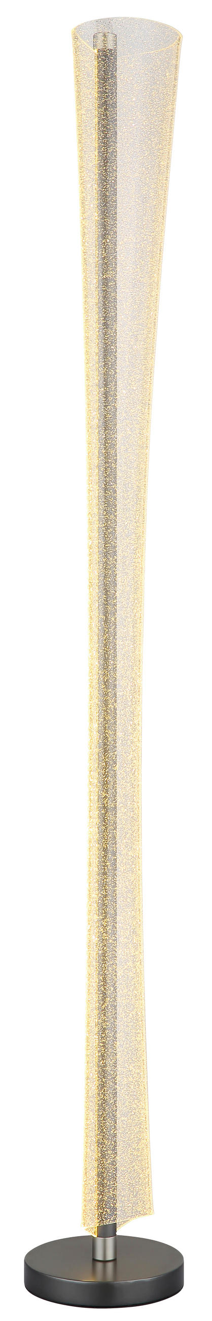 Lampadar Cu Led 20/155 cm    - culoare nichel/străveziu, Design, plastic/metal (20/155cm) - Globo