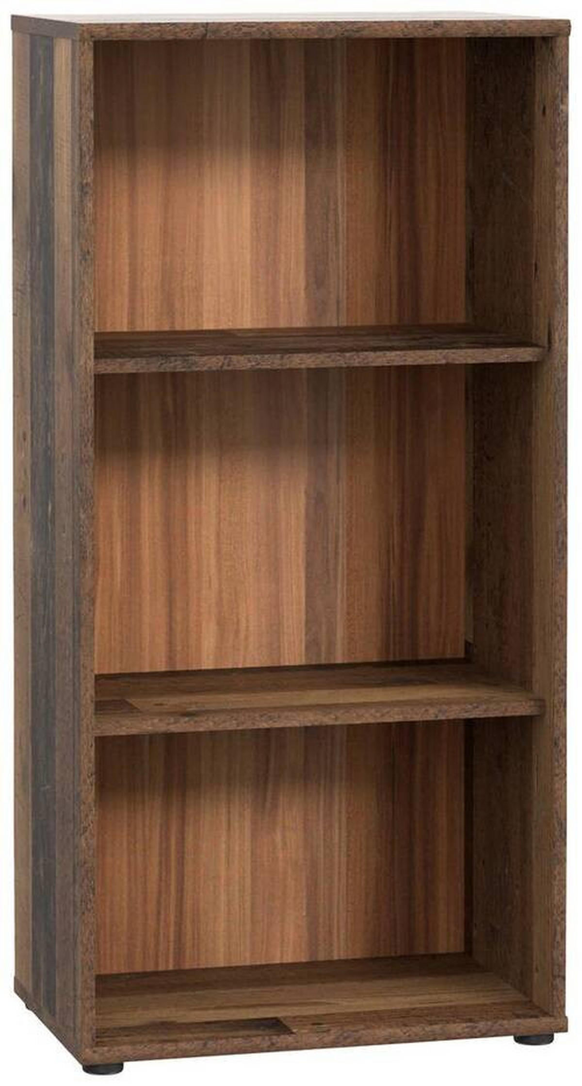 REGAL Dunkelbraun, Graubraun  - Dunkelbraun/Graubraun, Design, Holzwerkstoff (54/111,1/34,8cm)