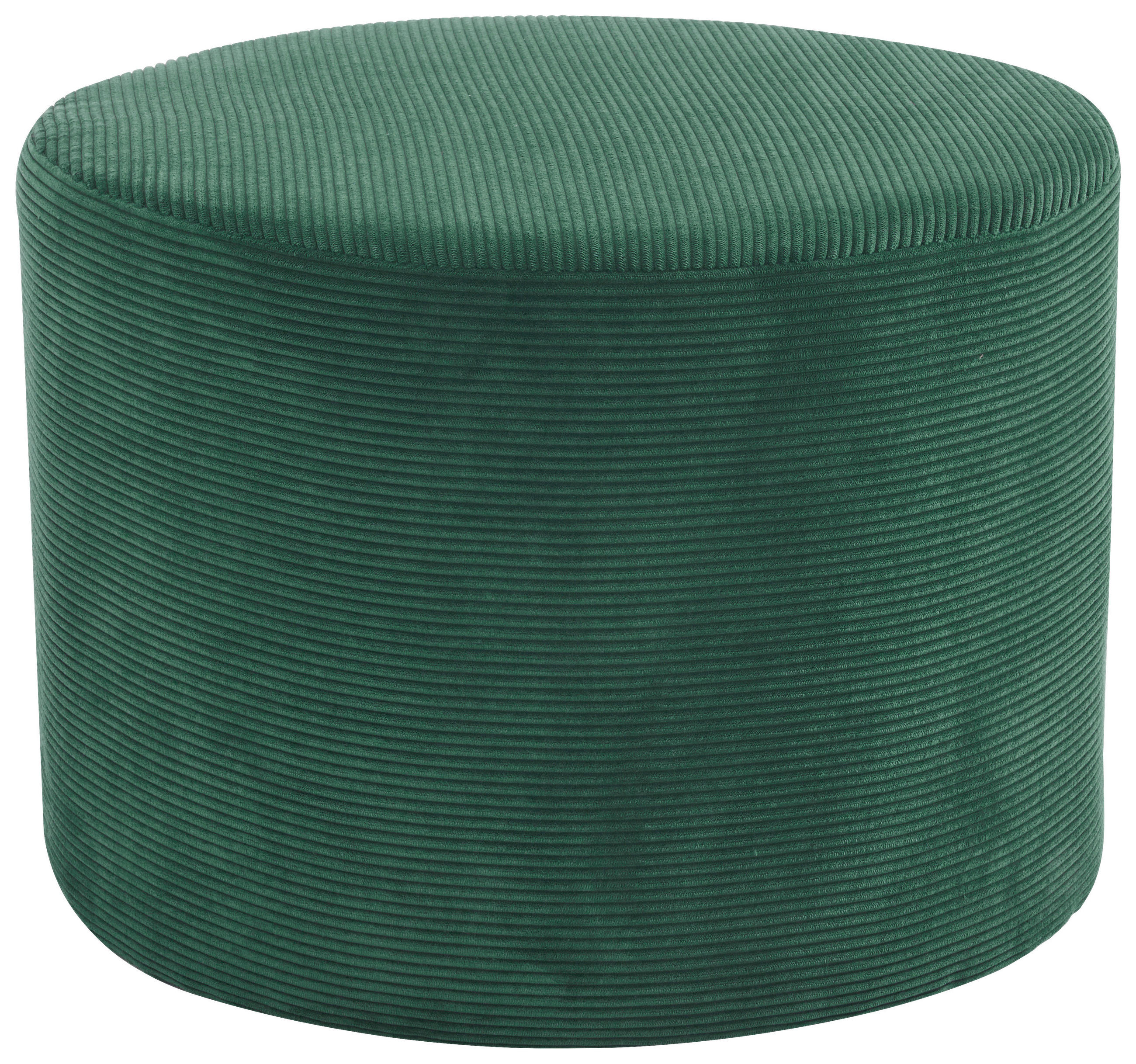 POUF Cord Grün 55/40/55 cm  - Grün, MODERN, Textil (55/40/55cm) - P & B