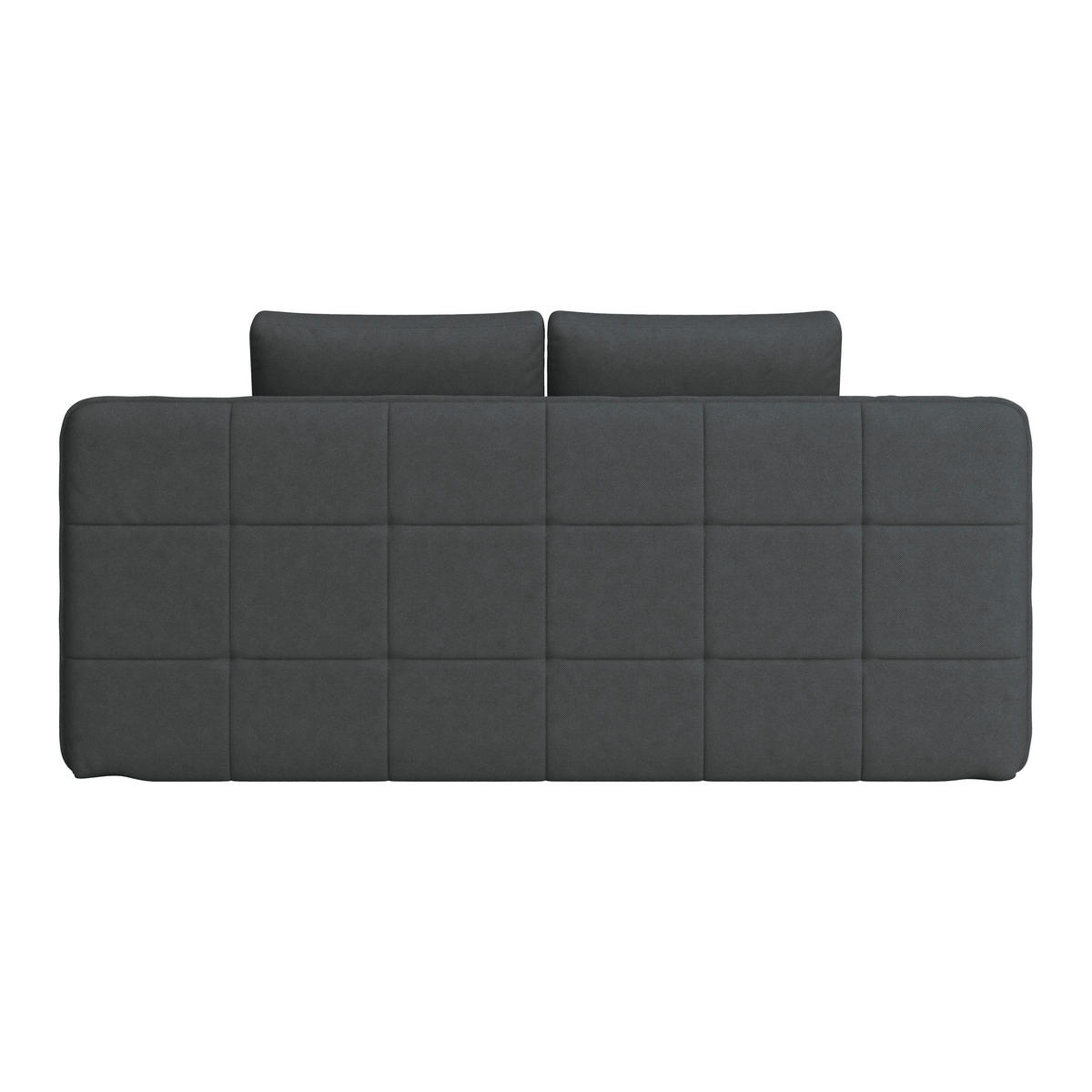 SCHLAFSOFA in Webstoff Graphitfarben  - Schwarz/Graphitfarben, Modern, Kunststoff/Textil (202/73-92/105cm) - MID.YOU