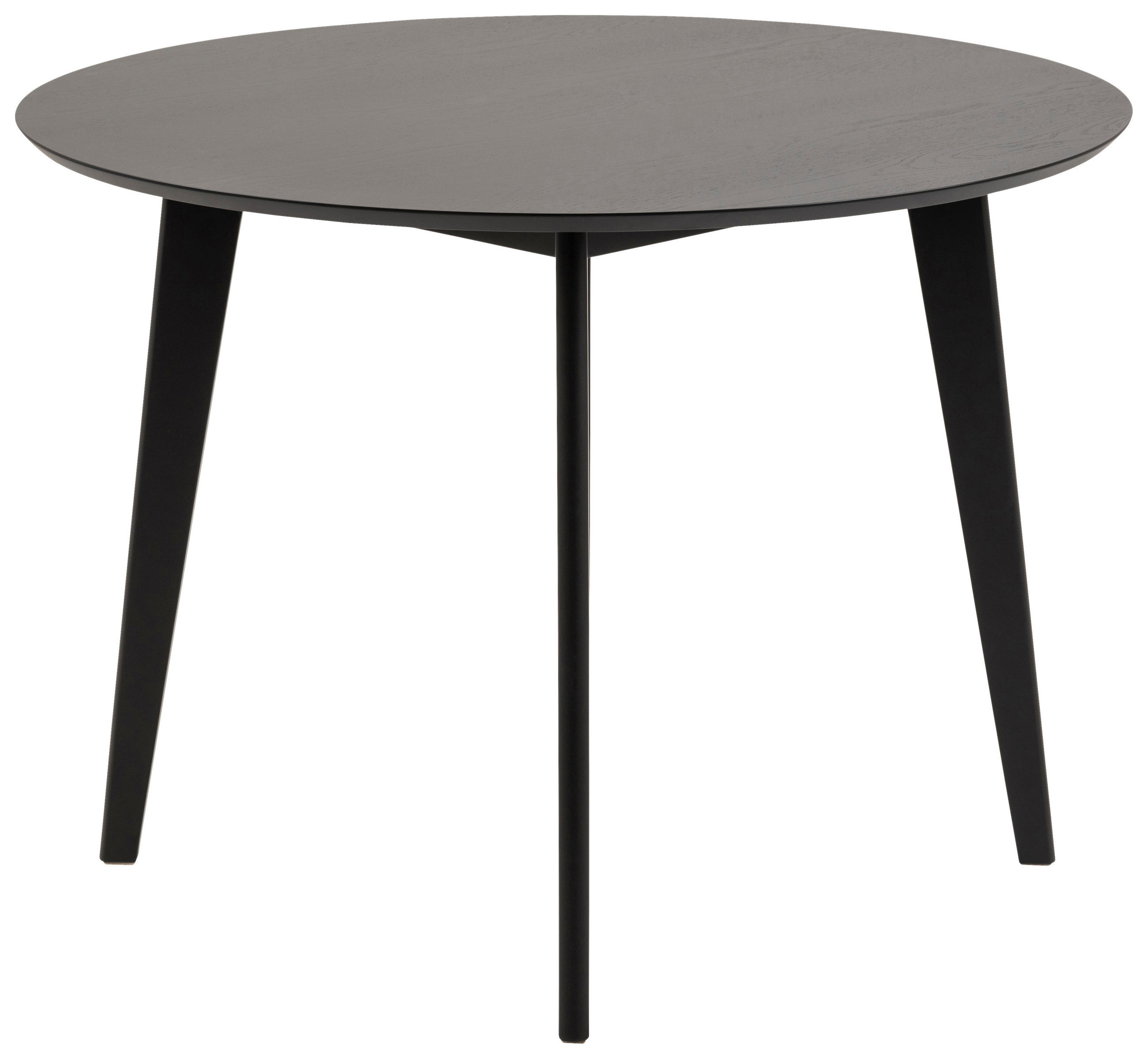 E-shop MID.YOU JEDÁLENSKÝ STÔL, dub, kaučukové drevo, čierna, 105/105/76 cm