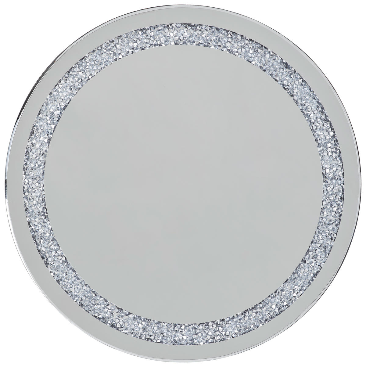 WANDSPIEGEL Silberfarben  - Silberfarben, Trend, Glas/Holzwerkstoff (50/50/2,7cm) - Carryhome