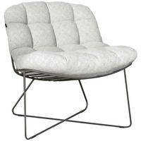 LOUNGESESSEL Naturfarben, Olivgrün Edelstahl  - Naturfarben/Olivgrün, Basics, Textil/Metall (77/83/85cm) - Joop!