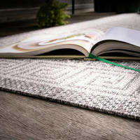 FLACHWEBETEPPICH 200/290 cm My Tallinn  - Grau, Design, Textil (200/290cm)