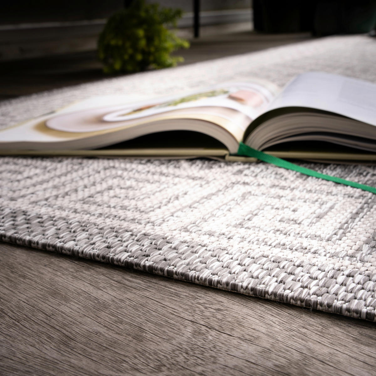 FLACHWEBETEPPICH 200/290 cm My Tallinn  - Grau, Design, Textil (200/290cm)