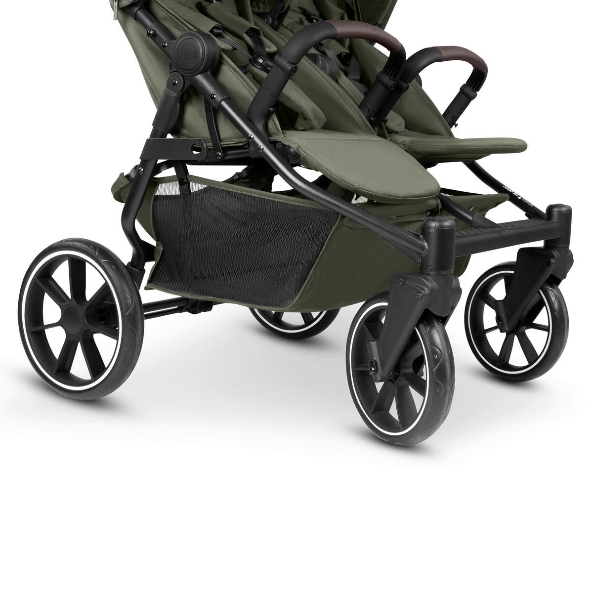 GESCHWISTERWAGEN Bayamo  - Dunkelgrün/Schwarz, Basics, Textil/Metall (105,5/76,5/105cm) - ABC Design