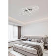 LED-DECKENLEUCHTE 82,5/55/8 cm   - Chromfarben/Silberfarben, Basics, Kunststoff/Metall (82,5/55/8cm) - Novel