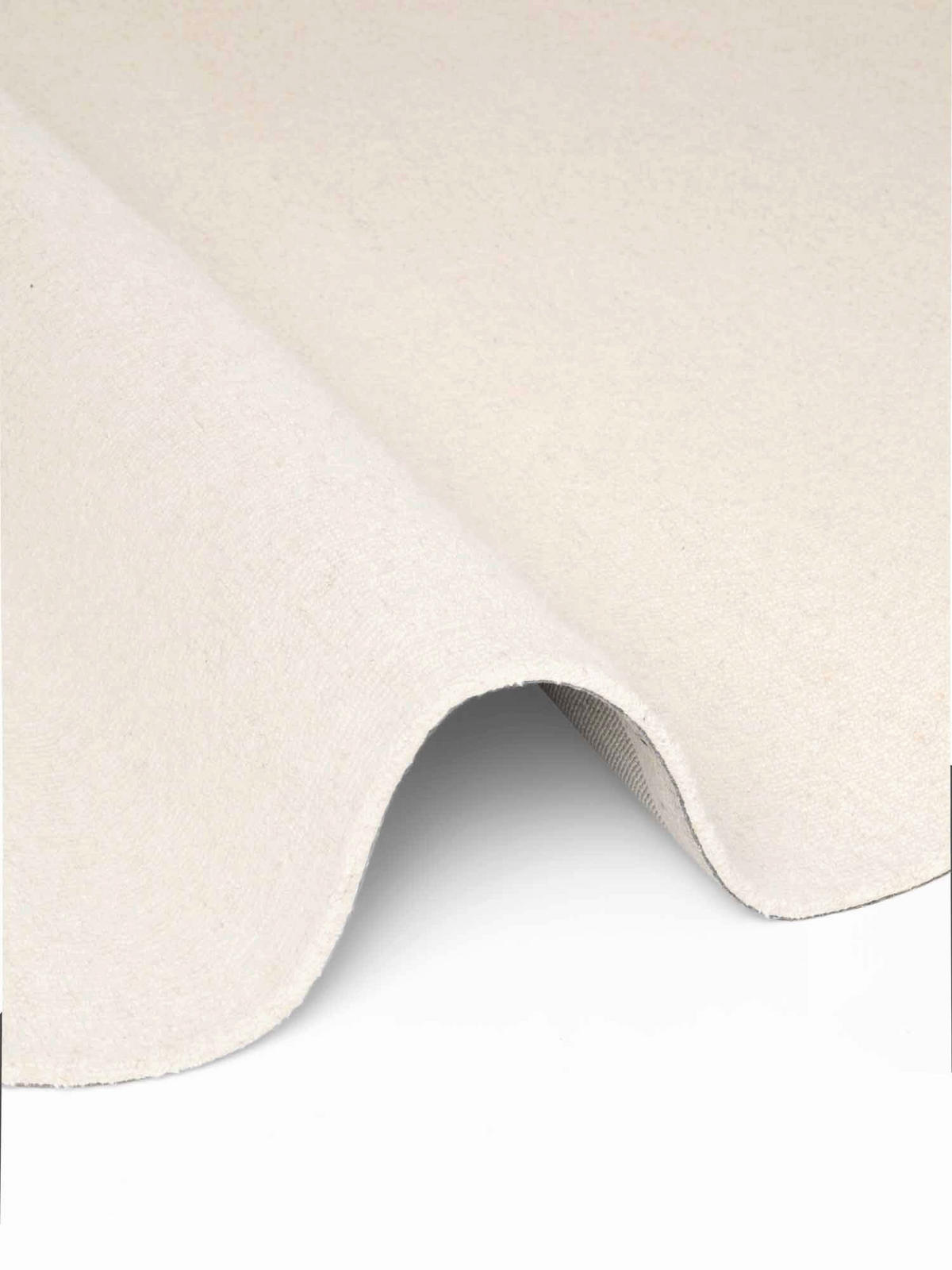 WOLLTEPPICH 200 cm Puristic Creme rund  - Creme, Basics, Textil (200cm) - Elle Decoration