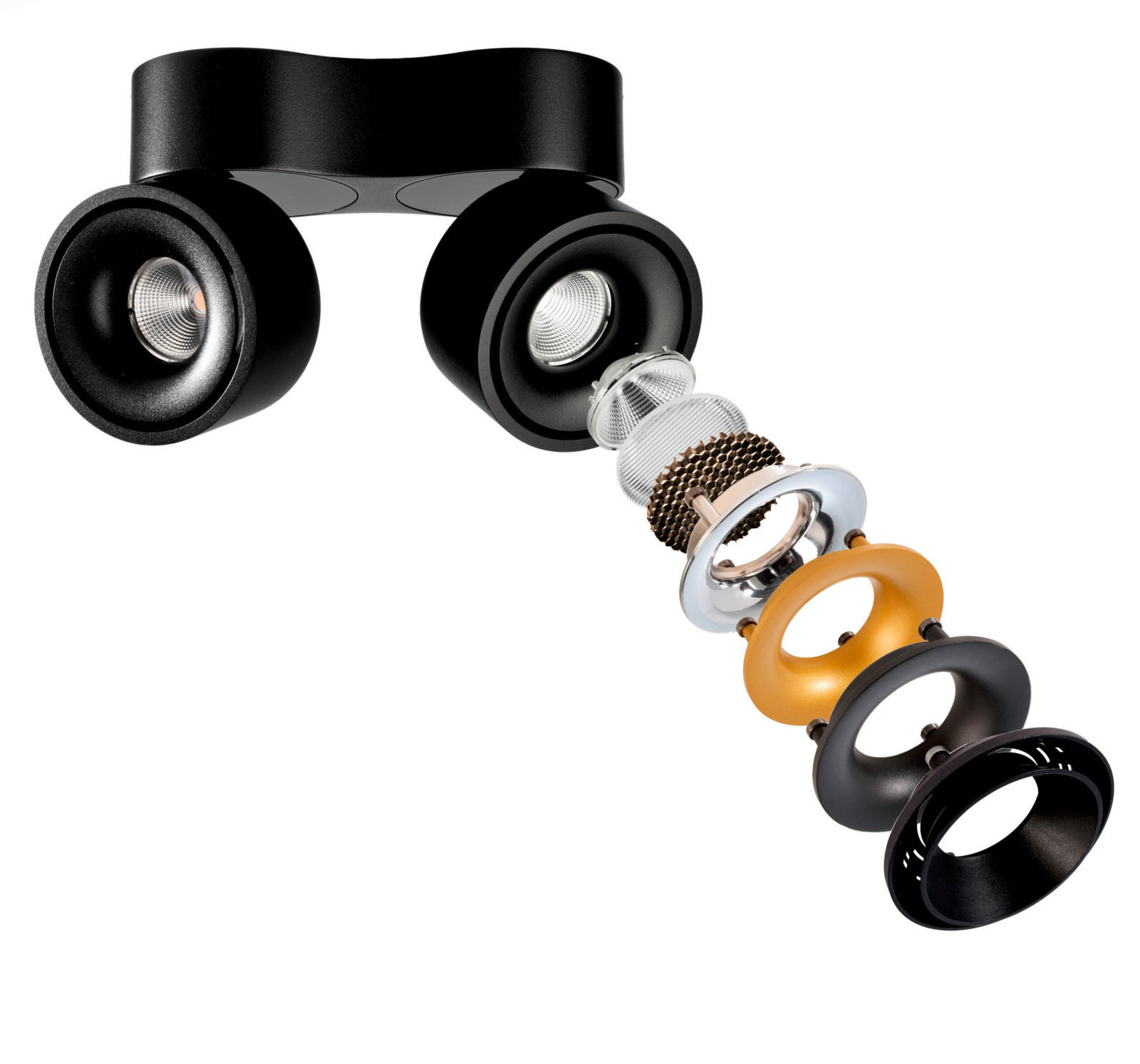 LED-TAKSPOTLIGHT UNI 21/10/10 cm   - svart, Klassisk, metall (21/10/10cm)