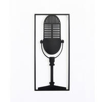 DECORAțIUNE DE PERETE - negru, Basics, metal (35/78/1,3cm) - Ambia Home
