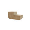 NACHTTISCH 70/39/30 cm  - Eichefarben, Design, Holzwerkstoff (70/39/30cm) - Livetastic