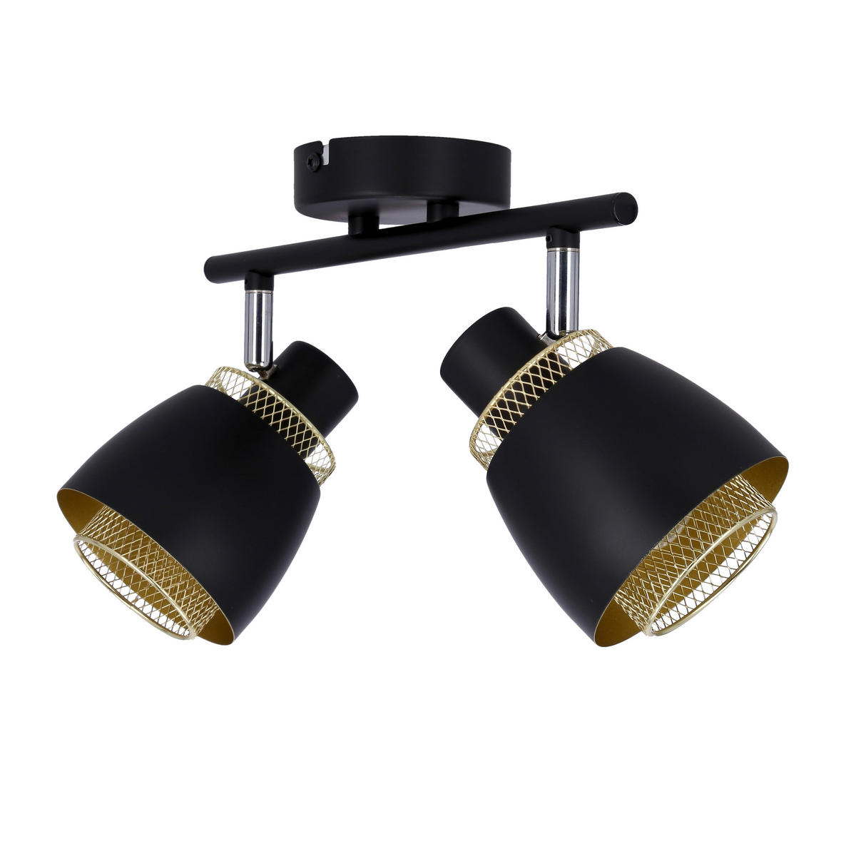 STRAHLER Aleksandria 41.5/10/18.5 cm   - Goldfarben/Schwarz, Design, Metall (41.5/10/18.5cm)
