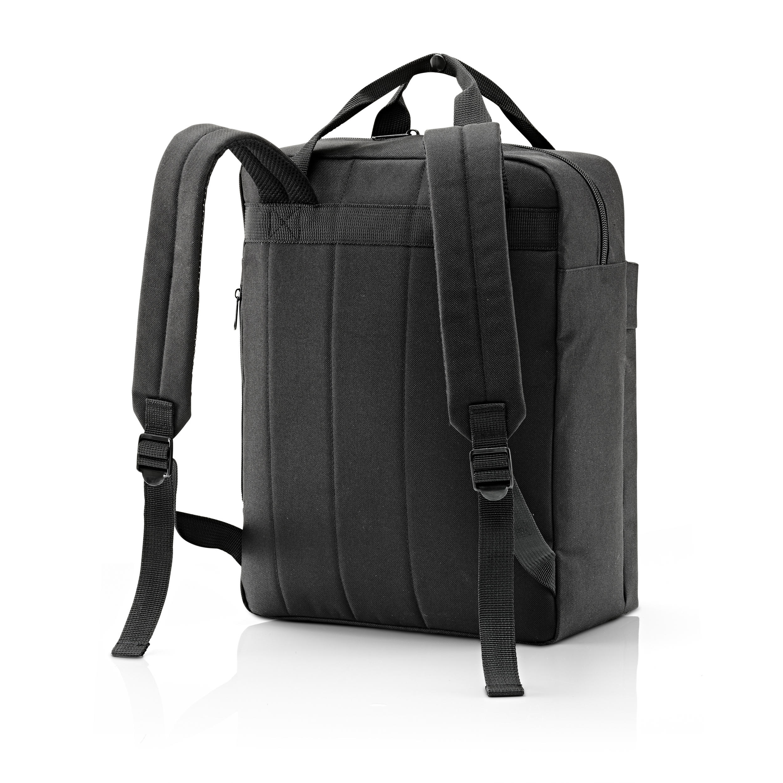 RUCKSACK  - Schwarz, Basics, Kunststoff (30/39/13cm) - Reisenthel