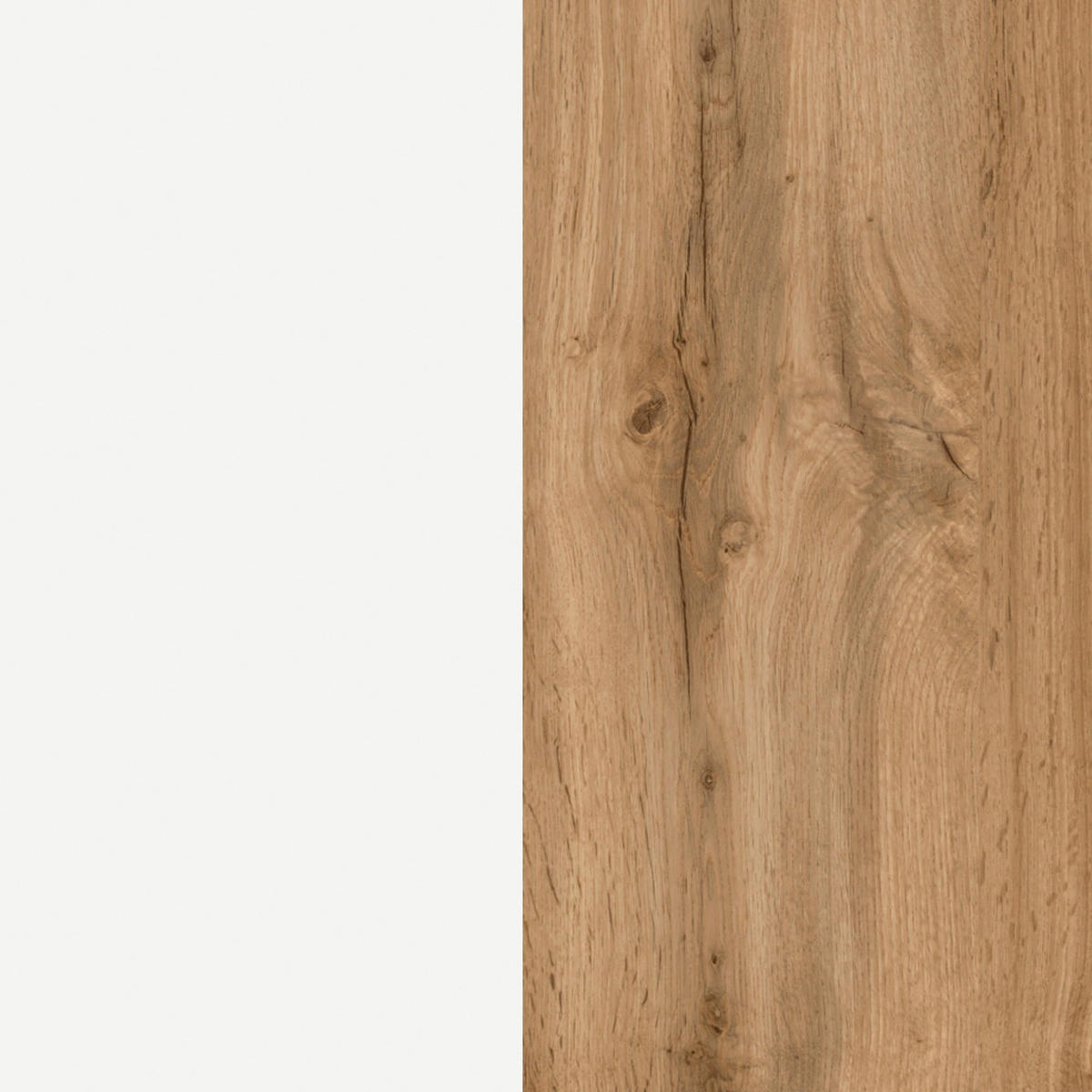 WASCHBECKENUNTERSCHRANK 120/41/47 cm  - Weiss/Eiche Wotan, Modern, Holzwerkstoff (120/41/47cm) - Held
