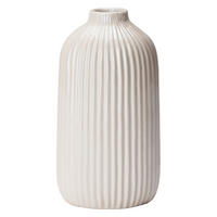 VAZA   8,6/16,5 cm    keramika  - bela, Dizajnerski, keramika (8,6/16,5cm) - Ambia Home