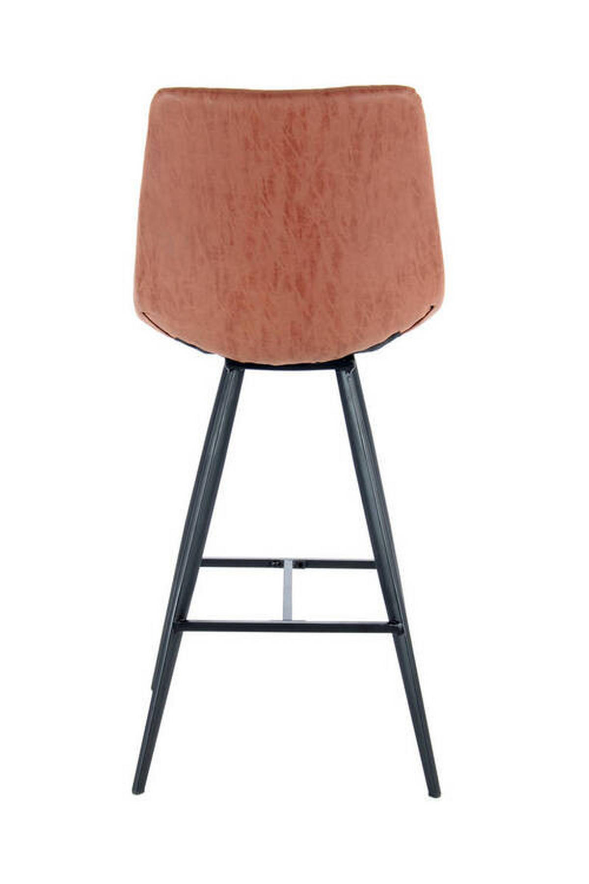 SADA BAROVÝCH ŽIDLÍ 2 kusy - tmavě hnědá/černá, Design, kov/dřevo (47,5/107/57,5cm)