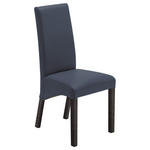 STUHL  in Lederlook Textil  - Buche Kolonial/Dunkelblau, KONVENTIONELL, Holz/Textil (47/102/57cm) - Carryhome