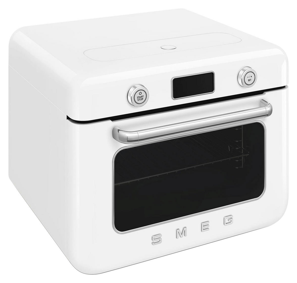 MINIBACKOFEN 50´s Style  - Weiß, Basics, Metall (50/40/51cm) - SMEG