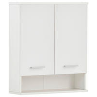 HÄNGESCHRANK 60/70,8/20,5 cm  - Chromfarben/Weiß, KONVENTIONELL, Holzwerkstoff/Metall (60/70,8/20,5cm) - Stylife